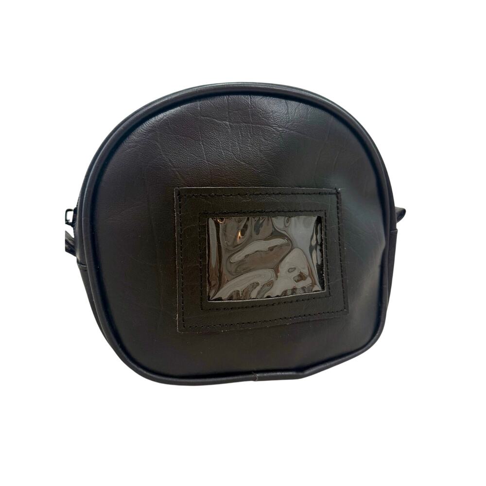 unbranded black bag, pouch, travel bag